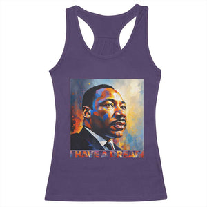 I Have A Dream Inspirational MLK Quotes Racerback Tank Top Equality and Justice Martin Luther King Tribute TS02 Purple Print Your Wear