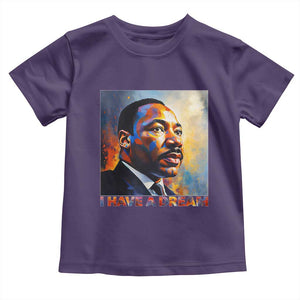 I Have A Dream Inspirational MLK Quotes Toddler T Shirt Equality and Justice Martin Luther King Tribute TS02 Purple Print Your Wear