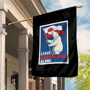 Leave Greenland Alone Polar Bear Resist Garden Flag Vintage Patriotic Propaganda Sovereignty Protest TS02 Print Your Wear