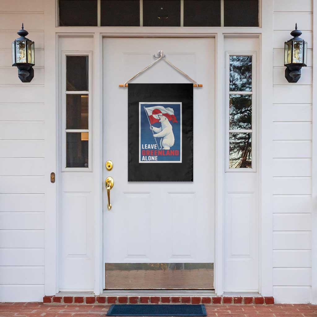 Leave Greenland Alone Polar Bear Resist Garden Flag Vintage Patriotic Propaganda Sovereignty Protest TS02 Print Your Wear