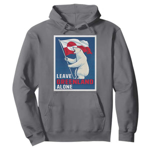 Leave Greenland Alone Polar Bear Resist Hoodie Vintage Patriotic Propaganda Sovereignty Protest TS02 Charcoal Print Your Wear