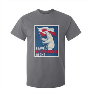 Leave Greenland Alone Polar Bear Resist T Shirt For Kid Vintage Patriotic Propaganda Sovereignty Protest TS02 Charcoal Print Your Wear