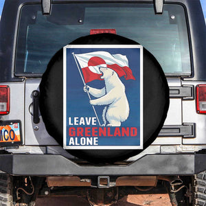 Leave Greenland Alone Polar Bear Resist Spare Tire Cover Vintage Patriotic Propaganda Sovereignty Protest TS02 No hole Black Print Your Wear