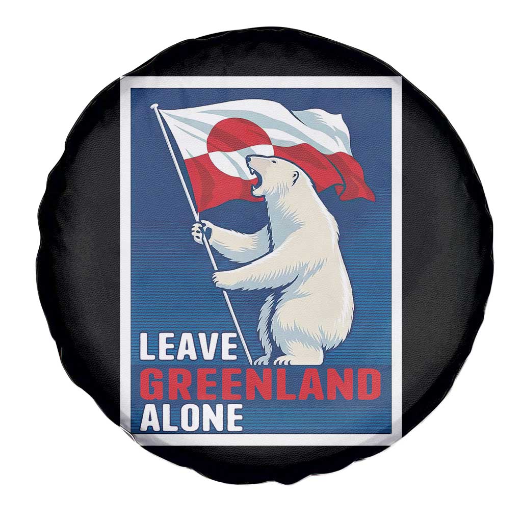 Leave Greenland Alone Polar Bear Resist Spare Tire Cover Vintage Patriotic Propaganda Sovereignty Protest TS02 Print Your Wear