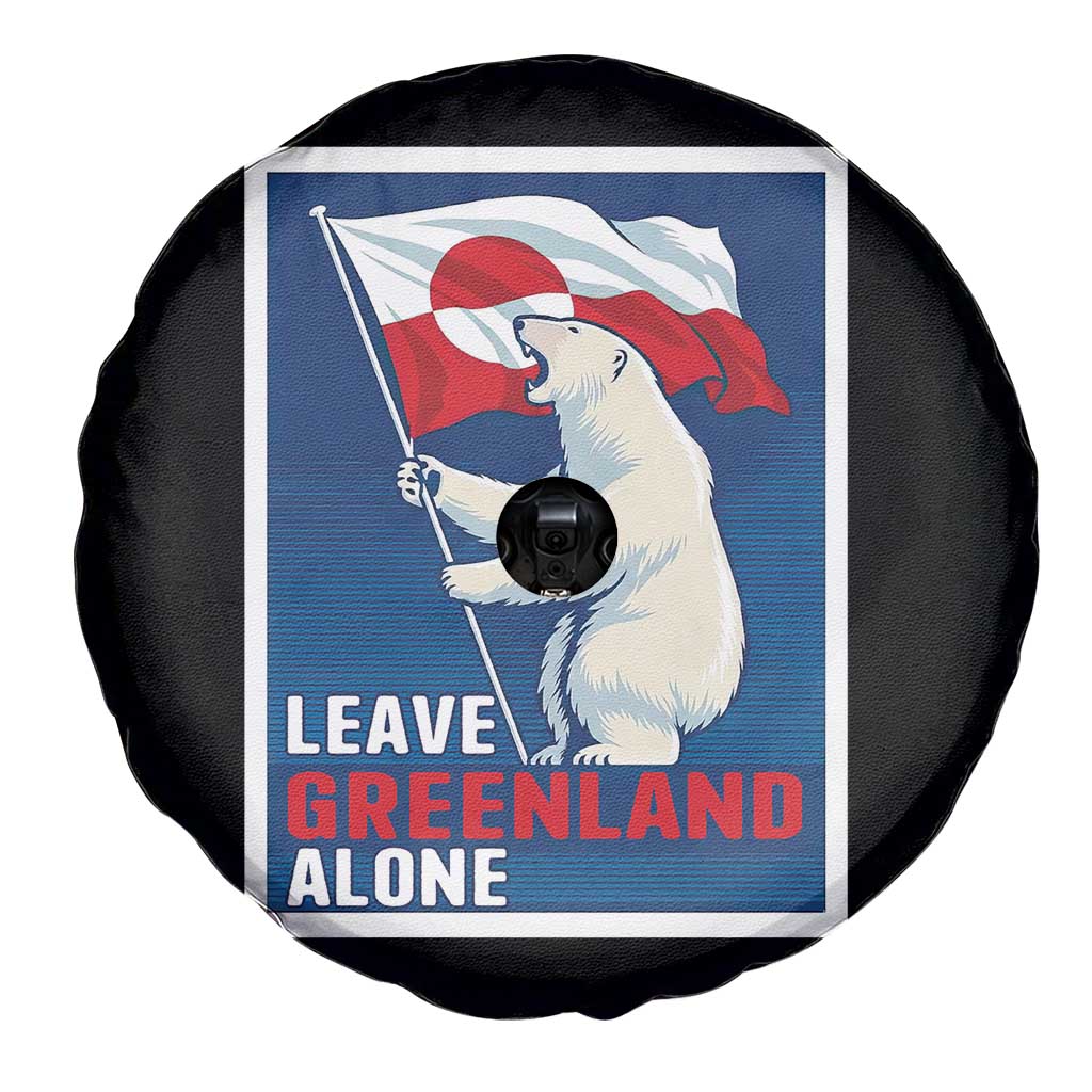 Leave Greenland Alone Polar Bear Resist Spare Tire Cover Vintage Patriotic Propaganda Sovereignty Protest TS02 Print Your Wear