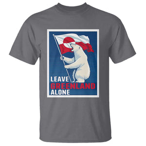 Leave Greenland Alone Polar Bear Resist T Shirt - Vintage Patriotic Propaganda Sovereignty Protest Tee TS02 Charcoal Print Your Wear