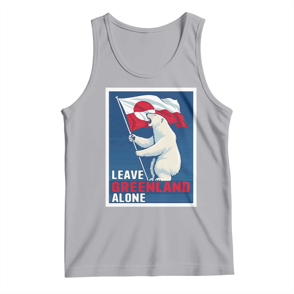 Leave Greenland Alone Polar Bear Resist Tank Top Vintage Patriotic Propaganda Sovereignty Protest TS02 Athletic Heather Print Your Wear