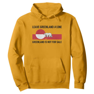 Leave Greenland Alone Polar Bear Protest Hoodie Not For Sale Patriotic Flag TS02 Gold Print Your Wear