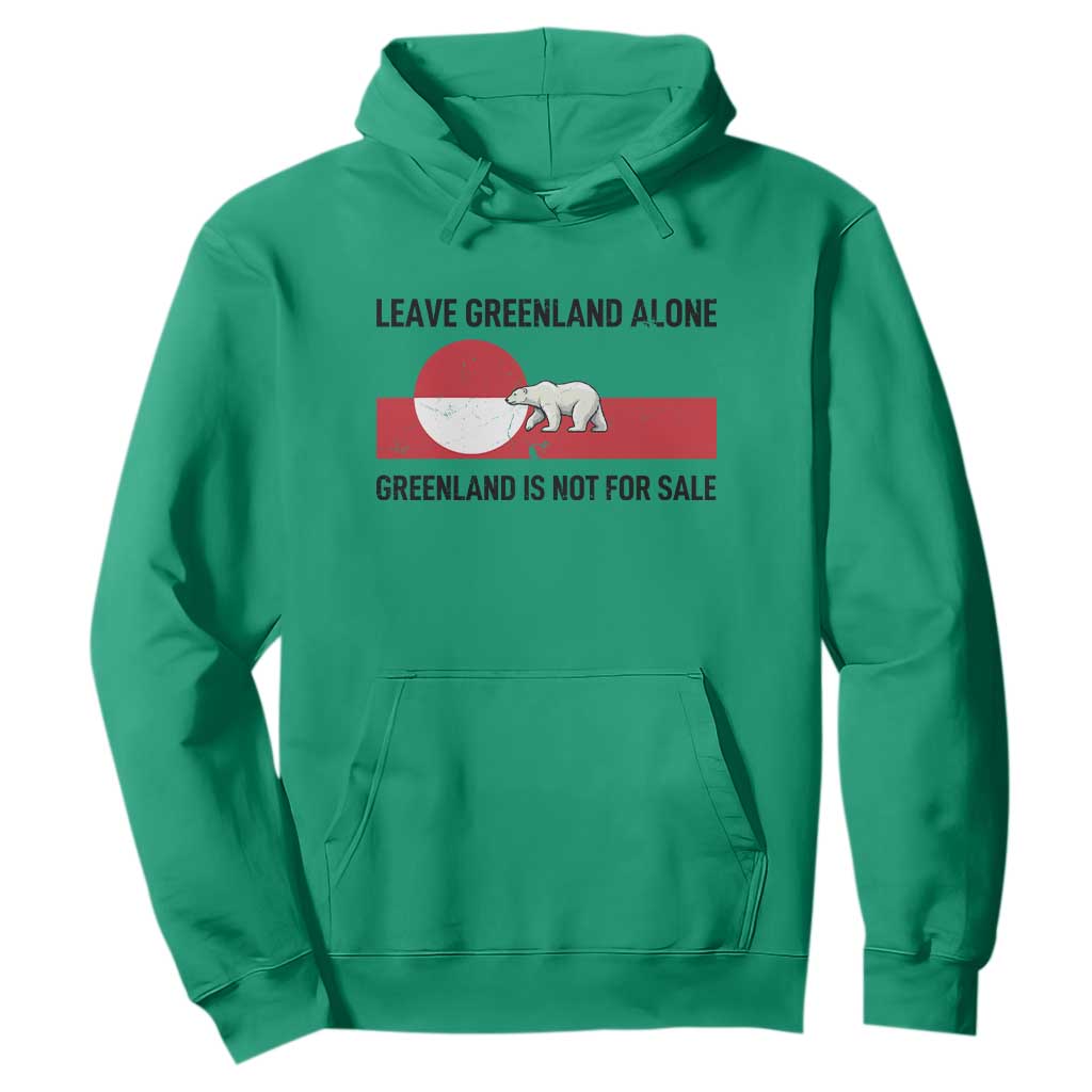 Leave Greenland Alone Polar Bear Protest Hoodie Not For Sale Patriotic Flag TS02 Irish Green Print Your Wear