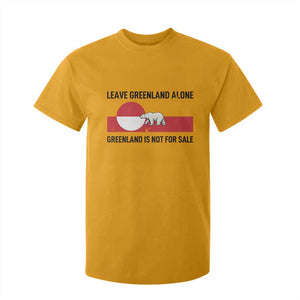 Leave Greenland Alone Polar Bear Protest T Shirt For Kid Not For Sale Patriotic Flag TS02 Gold Print Your Wear