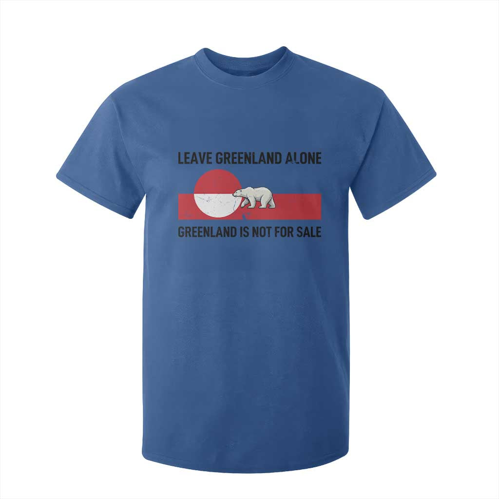 Leave Greenland Alone Polar Bear Protest T Shirt For Kid Not For Sale Patriotic Flag TS02 Royal Blue Print Your Wear