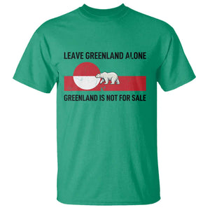 Leave Greenland Alone Polar Bear Protest T Shirt Not For Sale Patriotic Flag TS02 Irish Green Print Your Wear