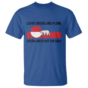 Leave Greenland Alone Polar Bear Protest T Shirt Not For Sale Patriotic Flag TS02 Royal Blue Print Your Wear