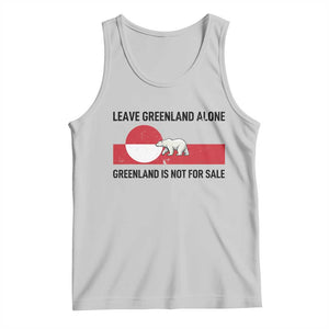 Leave Greenland Alone Polar Bear Protest Tank Top Not For Sale Patriotic Flag TS02 Ash Print Your Wear