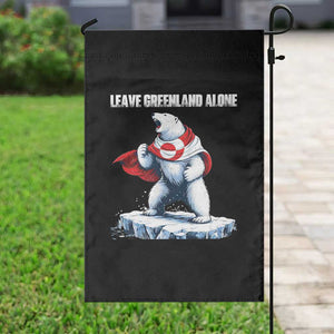 Heroic Polar Bear Leave Greenland Alone Garden Flag Patriotic Island Sovereignty Protest TS02 Print Your Wear