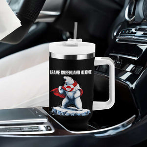 Heroic Polar Bear Leave Greenland Alone Tumbler With Handle Patriotic Island Sovereignty Protest TS02 Print Your Wear