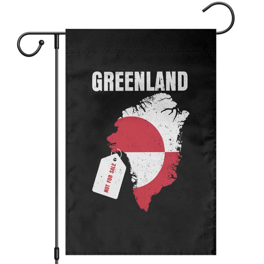 Greenland Not For Sale Patriotic Garden Flag Grunge Flag and Price Tag Protest TS02 Black Print Your Wear