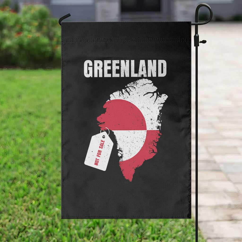 Greenland Not For Sale Patriotic Garden Flag Grunge Flag and Price Tag Protest TS02 Print Your Wear