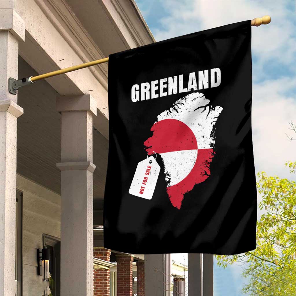 Greenland Not For Sale Patriotic Garden Flag Grunge Flag and Price Tag Protest TS02 Print Your Wear