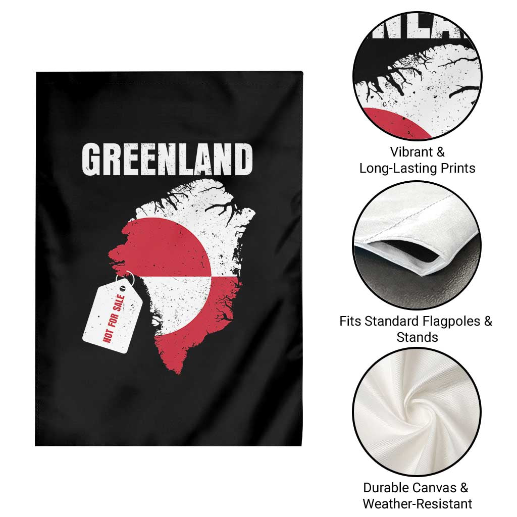 Greenland Not For Sale Patriotic Garden Flag Grunge Flag and Price Tag Protest TS02 Print Your Wear
