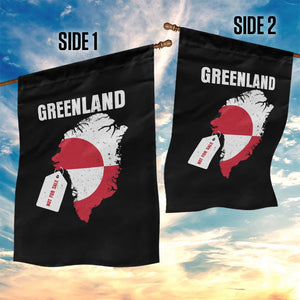 Greenland Not For Sale Patriotic Garden Flag Grunge Flag and Price Tag Protest TS02 Print Your Wear