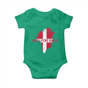 Denmark Stand With Greenland Not For Sale Baby Onesie Danish Flag Unity Support Protest TS02 Irish Green Print Your Wear