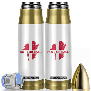 Denmark Stand With Greenland Not For Sale Bullet Tumbler Danish Flag Unity Support Protest TS02 White Print Your Wear