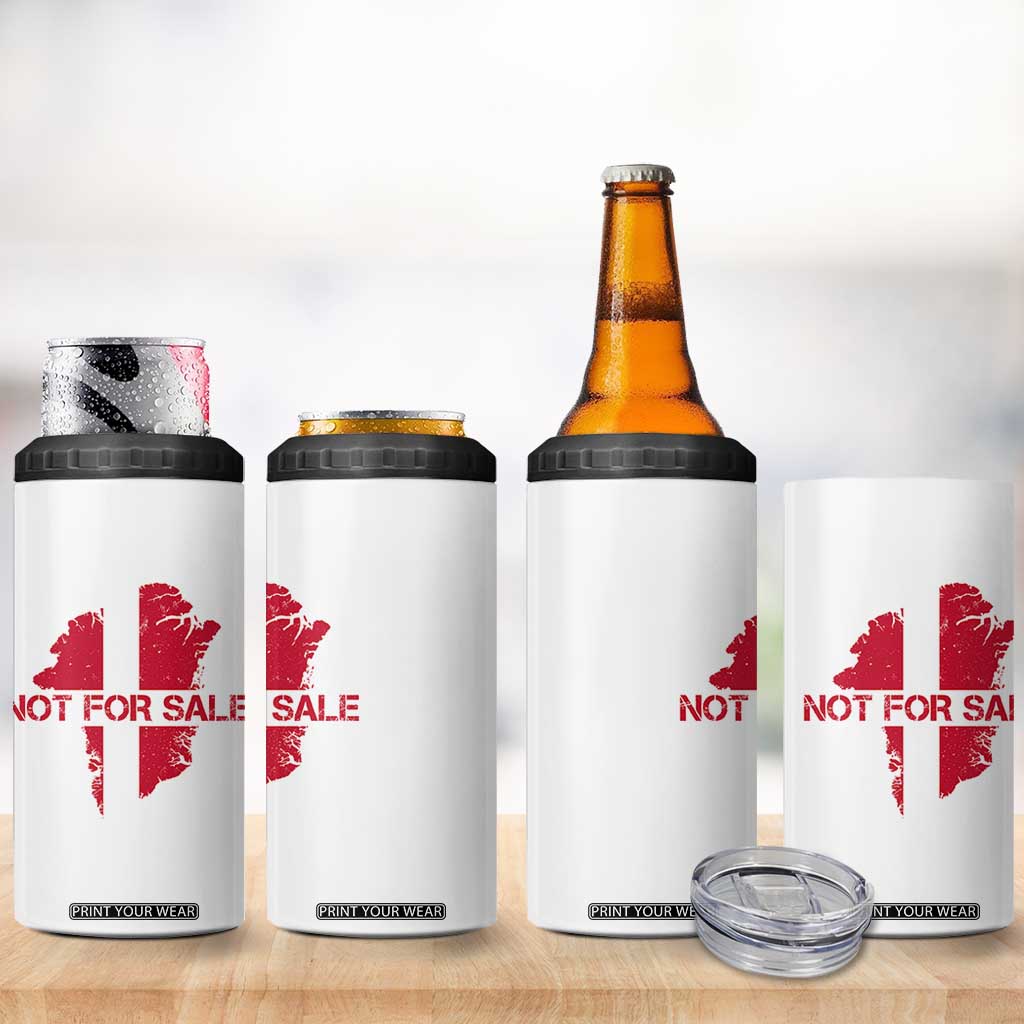 Denmark Stand With Greenland Not For Sale 4 in 1 Can Cooler Tumbler Danish Flag Unity Support Protest TS02 Print Your Wear
