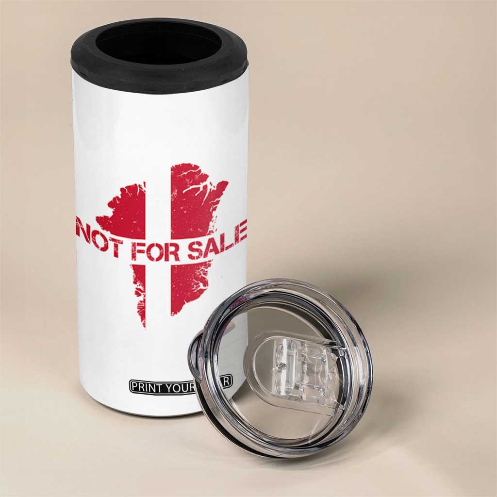 Denmark Stand With Greenland Not For Sale 4 in 1 Can Cooler Tumbler Danish Flag Unity Support Protest TS02 Print Your Wear