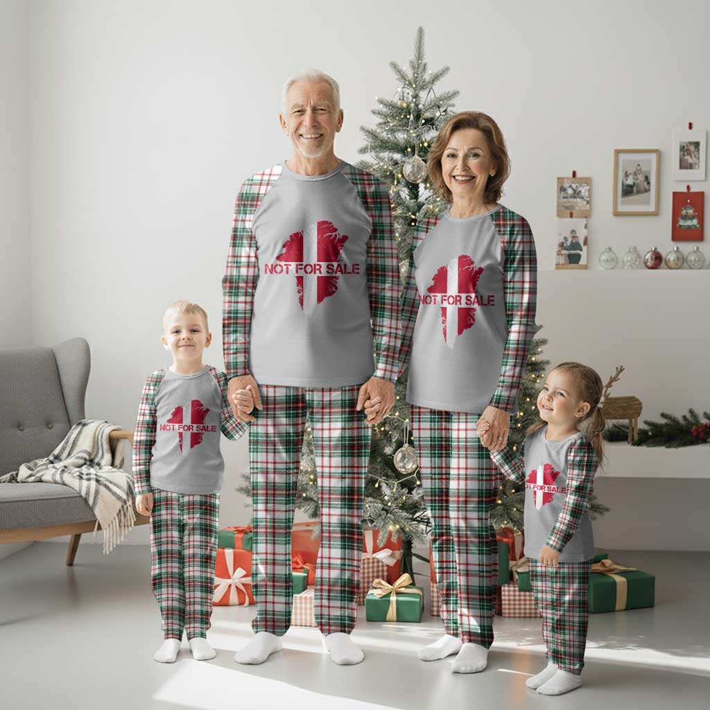 Denmark Stand With Greenland Not For Sale Plaid Pajama Set Danish Flag Unity Support Protest TS02 Christmas Plaid Print Your Wear