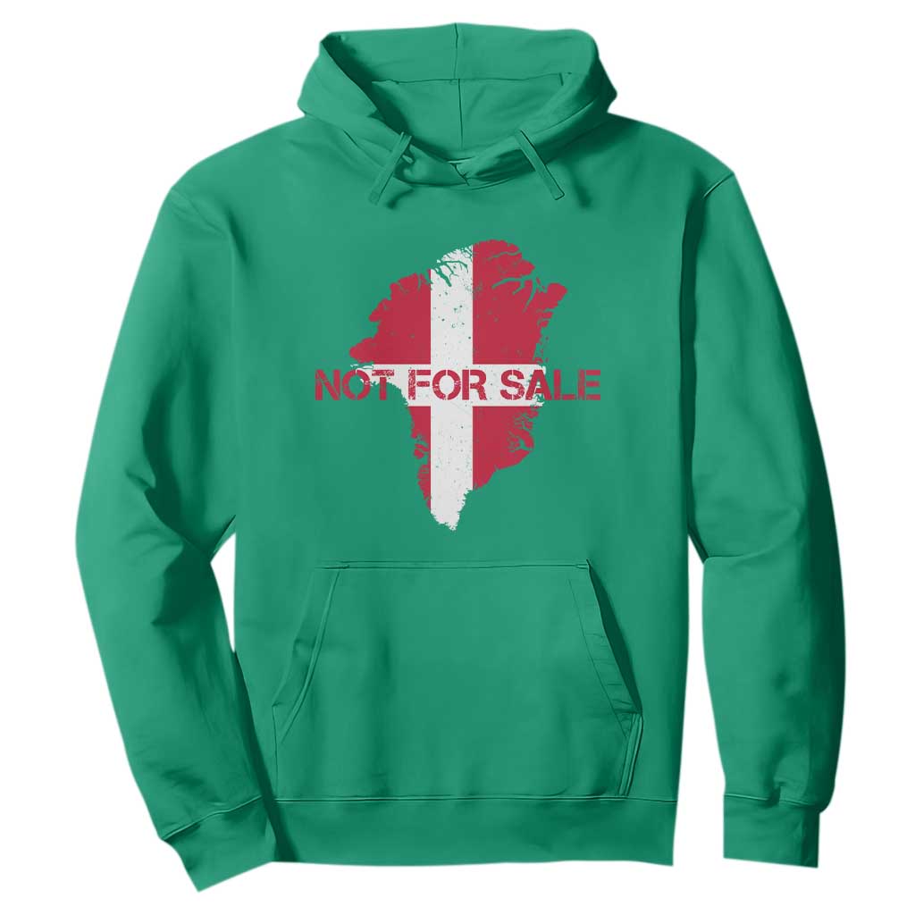 Denmark Stand With Greenland Not For Sale Hoodie Danish Flag Unity Support Protest TS02 Irish Green Print Your Wear