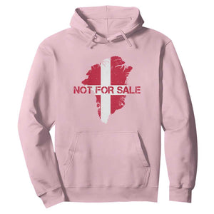Denmark Stand With Greenland Not For Sale Hoodie Danish Flag Unity Support Protest TS02 Light Pink Print Your Wear