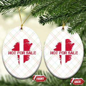Denmark Stand With Greenland Not For Sale Ceramic Ornament Danish Flag Unity Support Protest TS02 Print Your Wear