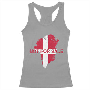 Denmark Stand With Greenland Not For Sale Racerback Tank Top Danish Flag Unity Support Protest TS02 Sport Gray Print Your Wear