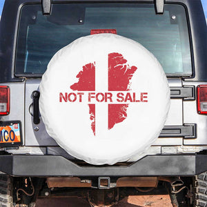 Denmark Stand With Greenland Not For Sale Spare Tire Cover Danish Flag Unity Support Protest TS02 No hole White Print Your Wear