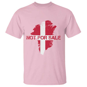 Denmark Stand With Greenland Not For Sale T Shirt Danish Flag Unity Support Protest TS02 Light Pink Print Your Wear
