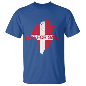 Denmark Stand With Greenland Not For Sale T Shirt Danish Flag Unity Support Protest TS02 Royal Blue Print Your Wear