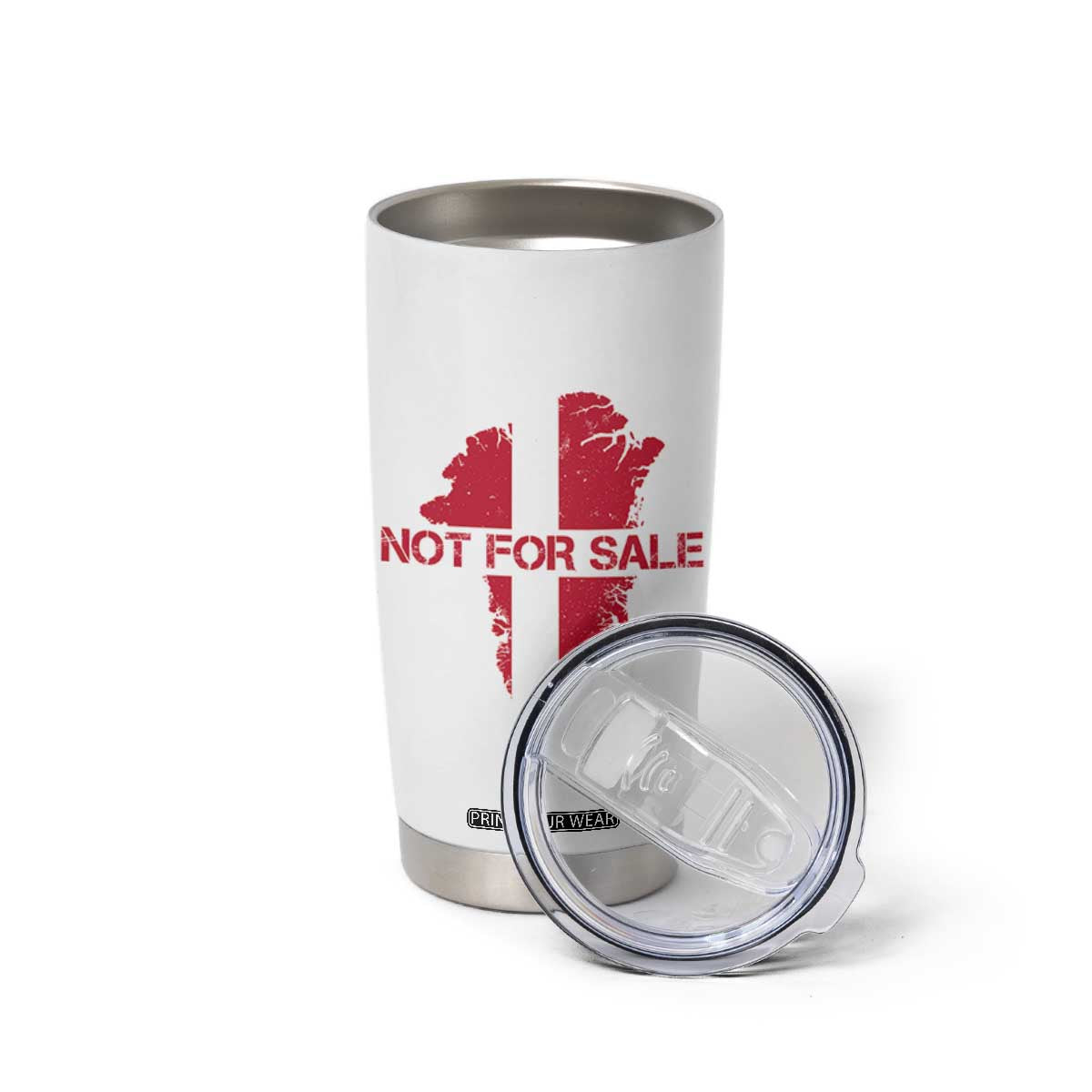 Denmark Stand With Greenland Not For Sale Tumbler Cup Danish Flag Unity Support Protest TS02 Print Your Wear