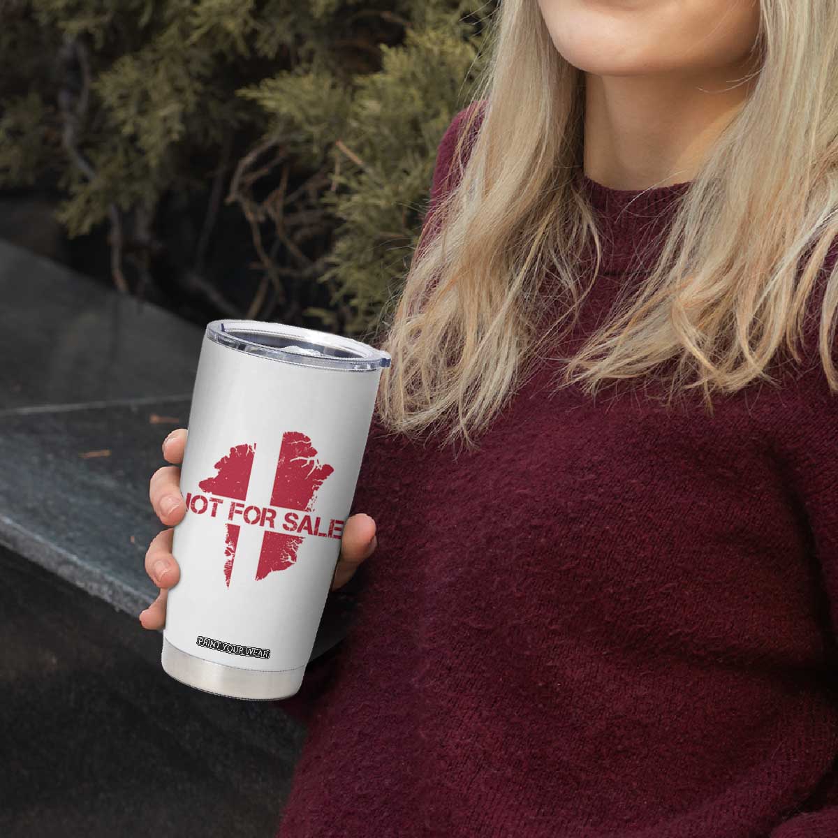 Denmark Stand With Greenland Not For Sale Tumbler Cup Danish Flag Unity Support Protest TS02 Print Your Wear