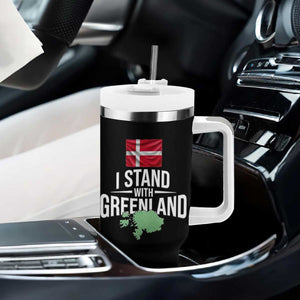 Denmark I Stand With Greenland Tumbler With Handle Danish Flag and Map Unity Support Protest TS02 Print Your Wear