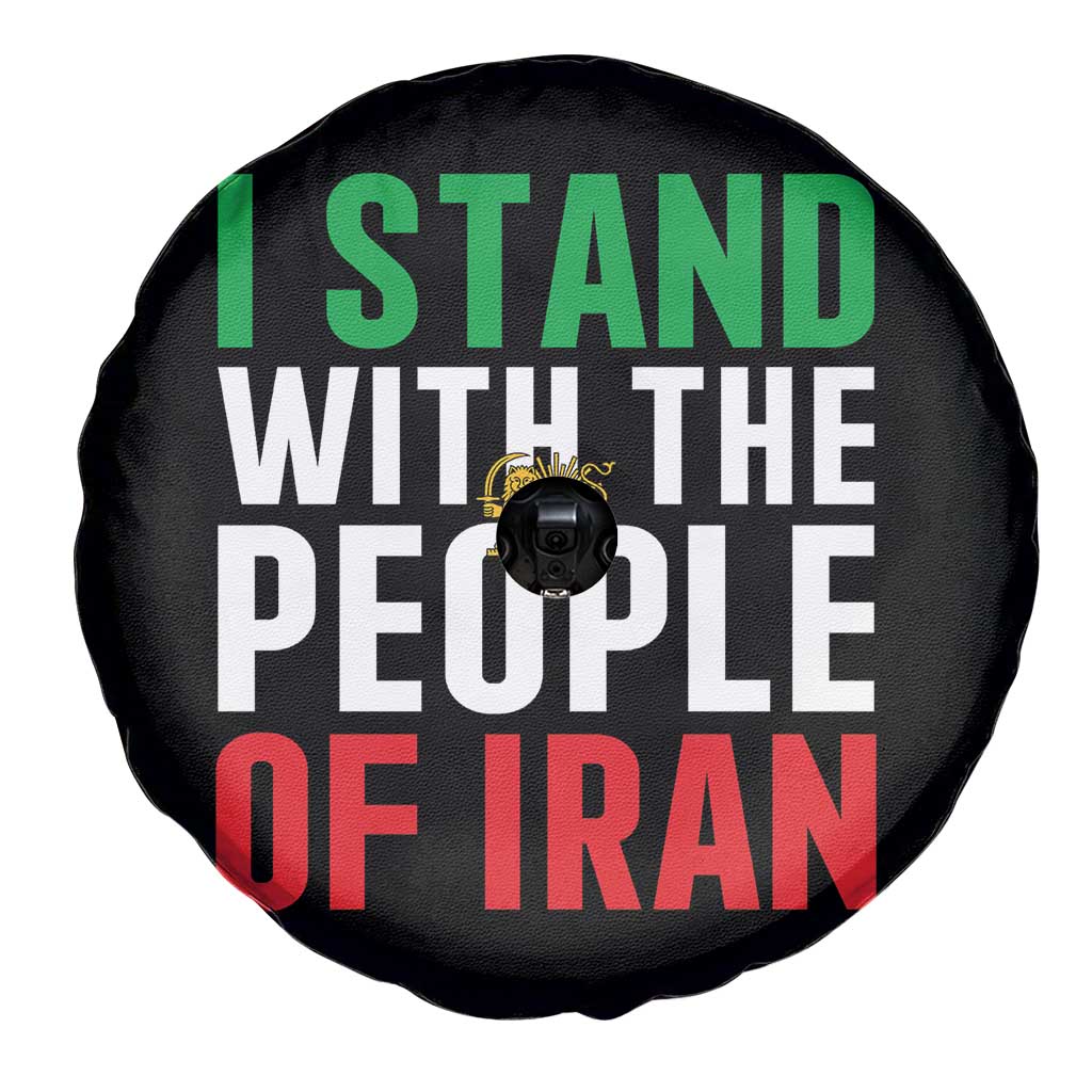 I Stand With The People of Iran Spare Tire Cover Iranian Revolution Freedom Supporter TS02 Print Your Wear