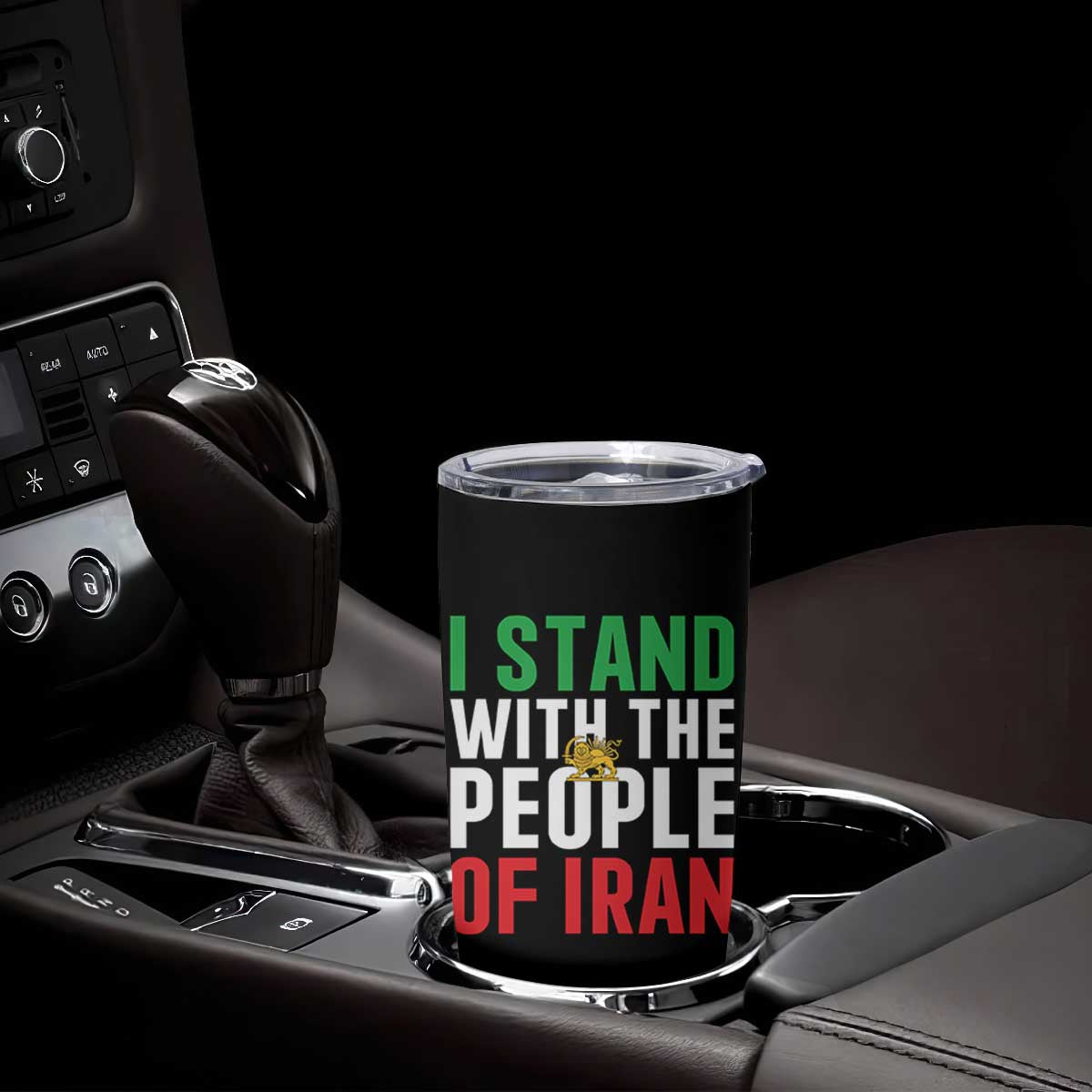 I Stand With The People of Iran Tumbler Cup Iranian Revolution Freedom Supporter TS02 Print Your Wear