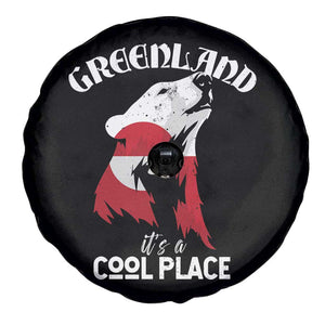 Polar Bear Greenland Flag Graphic Spare Tire Cover It's a Cool Place Arctic Circle TS02 Print Your Wear