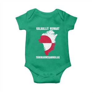 Kalaallit Nunaat Tuniniagaanngilaq Greenlandic Baby Onesie Greenland Is Not For Sale Patriotic Grunge Flag TS02 Irish Green Print Your Wear