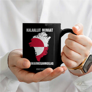 Kalaallit Nunaat Tuniniagaanngilaq Greenlandic Coffee Mug Greenland Is Not For Sale Patriotic Grunge Flag TS02 Print Your Wear