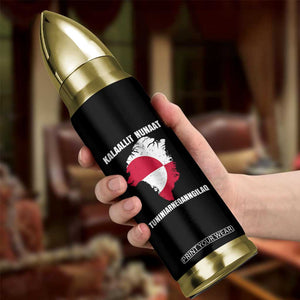 Kalaallit Nunaat Tuniniagaanngilaq Greenlandic Bullet Tumbler Greenland Is Not For Sale Patriotic Grunge Flag TS02 Print Your Wear