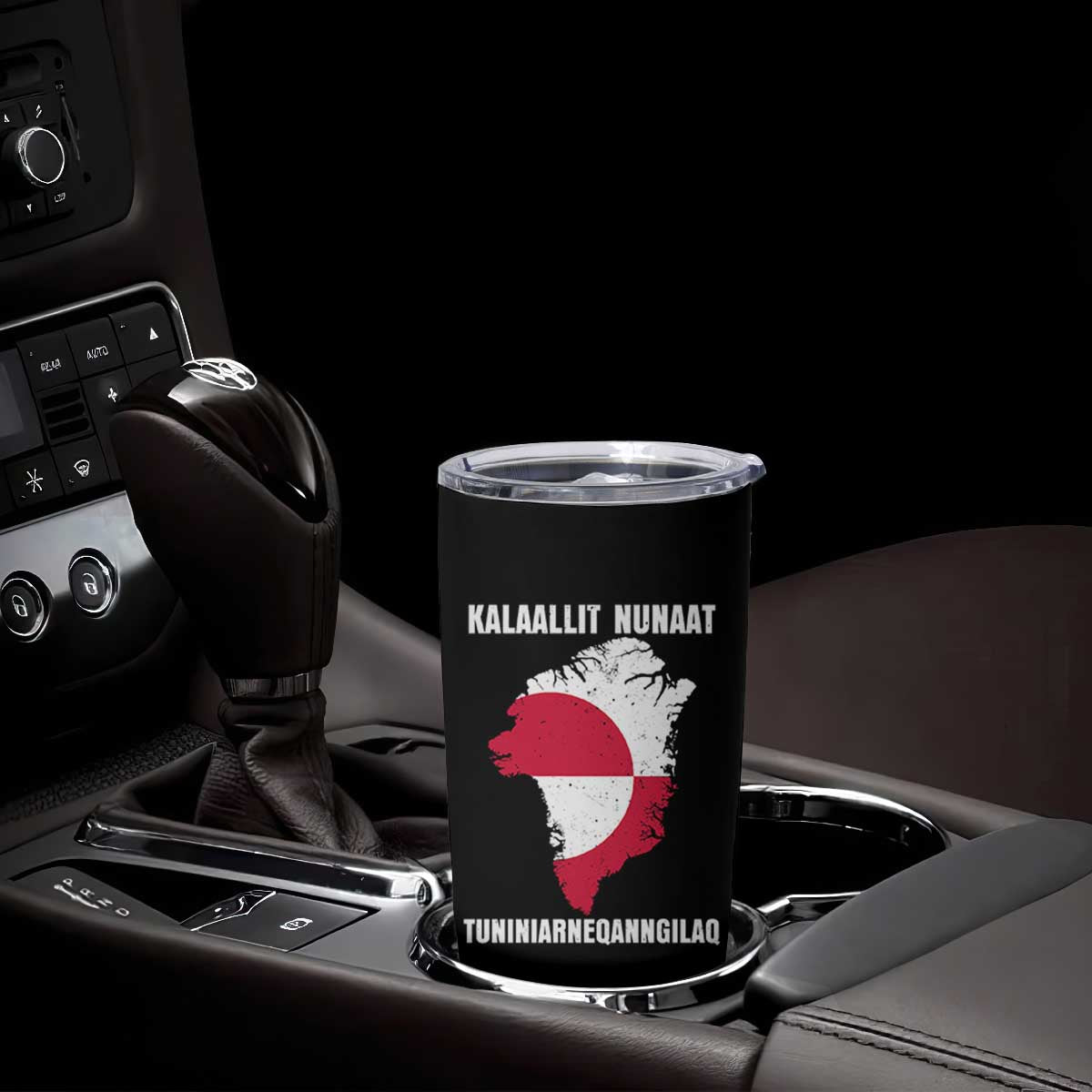 Kalaallit Nunaat Tuniniagaanngilaq Greenlandic Tumbler Cup Greenland Is Not For Sale Patriotic Grunge Flag TS02 Print Your Wear