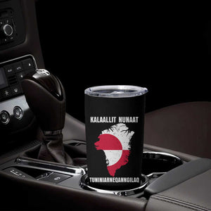 Kalaallit Nunaat Tuniniagaanngilaq Greenlandic Tumbler Cup Greenland Is Not For Sale Patriotic Grunge Flag TS02 Print Your Wear