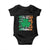 Funny St Patricks Day Baby Onesie Wee Little Hooligan Funny Leprechaun Kids Boys Girls TS02 Black Print Your Wear