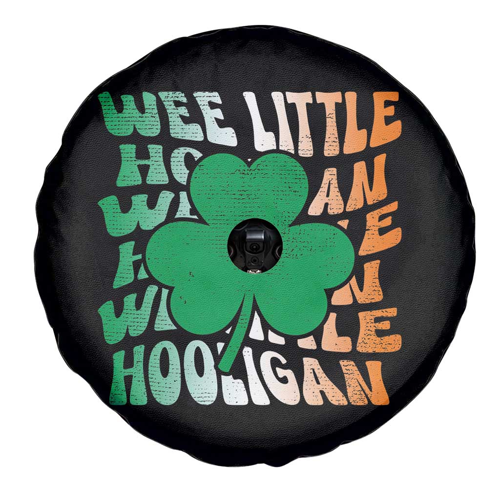 Funny St Patricks Day Spare Tire Cover Wee Little Hooligan Funny Leprechaun Kids Boys Girls TS02 Print Your Wear